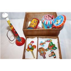 LOT OF COLLECTIBLE TIN TOYS