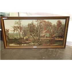 LARGE FRAMED PRINT