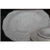 Image 2 : WHITE PLATTERS AND WHITE AND BLUE DISHES