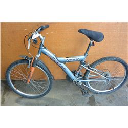 GREY AND ORANGE DUNLOP BIKE