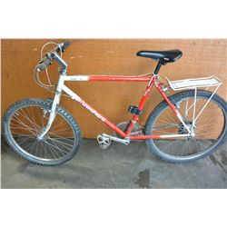 RED AND WHITE KUWAHARA BIKE