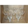 Image 2 : LOT OF CRYSTAL GLASSES