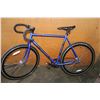 Image 1 : BLUE BLACK FRAMED SINGLE SPEED ROAD BIKE