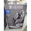 Image 1 : SABATIER 15 PIECE STAINLESS STEEL CUTLERY SET