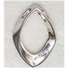 Image 2 : STERLING SILVER DIAMOND PENDANT RETAIL $100