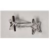 Image 2 : STERLING SILVER DIAMOND STAR SHAPED STUD EARRINGS RETAIL $80