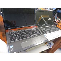 TOSHIBA QOSIMO/TOSHIBA SATELLITE LAPTOPS (NO CHARGERS/WORKING CONDITION UNKNOWN)