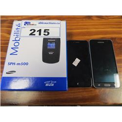 IPHONE/SAMSUNG SPH-M500/SAMSUNG SMARTPHONE (PARTS/SALVAGE)