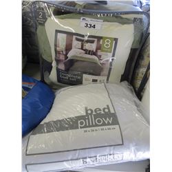 CAMISHA 8 PIECE QUEEN COMPLETE BED SET/BED PILLOW