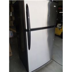 MAYTAG STAINLESS & BLACK DOUBLE DOOR FRIDGE