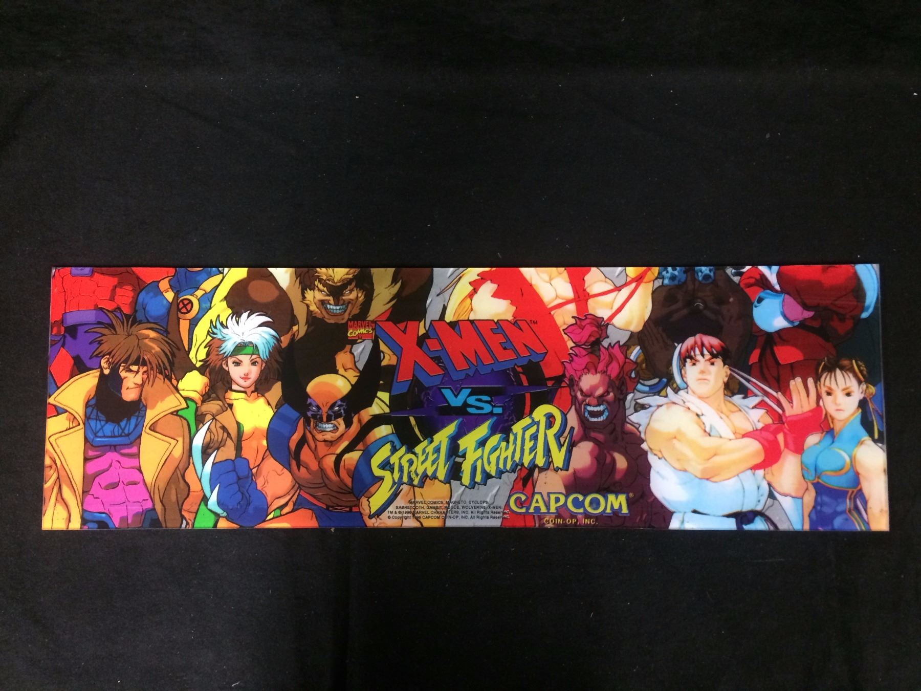 Arcade Glass X Men Vs Street Fighter