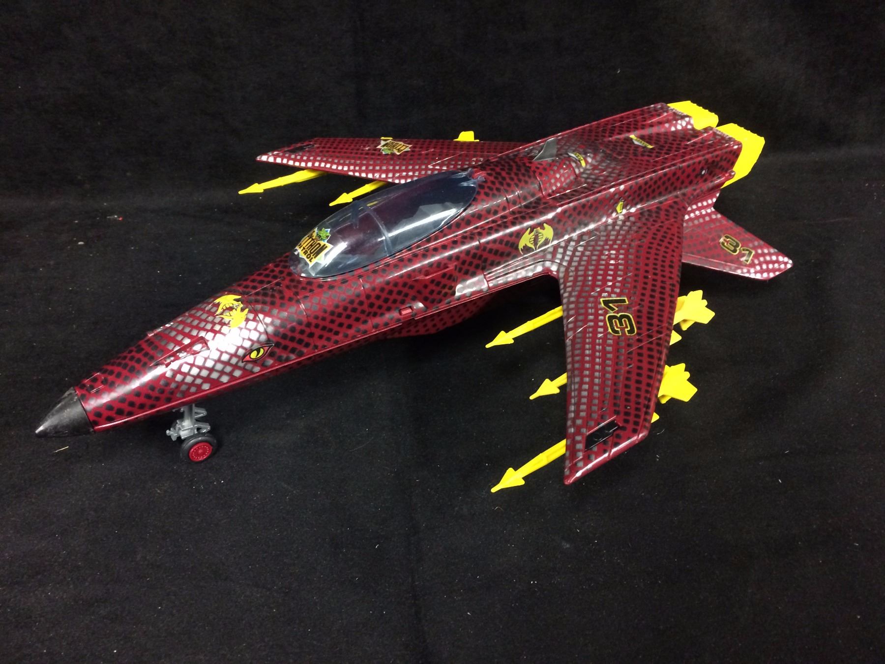 Python Patrol Jet VINTAGE GI JOE COBRA PYTHON PATROL JET