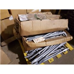 lot of Galvanized Concret Bent Anchor Bolt 3/4'' x 19''  Hook 2''