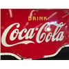 Image 2 : VINTAGE 1939 COCA-COLA SIGN WITH TOP MOUNTING FLANGE, MADE IN USA BY TENN. ENAMEL MFG. CO.,
