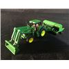 Image 2 : JOHN DEERE UTILITY TRACTOR METAL MODEL BY ERTL, WITH TRAILER ATTACHMENT 1590