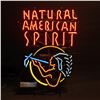 Image 1 : AMERICAN SPIRIT LOGO NEON SIGN, 26'' TALL, IN WORKING ORDER