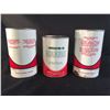 Image 2 : THREE VINTAGE TEXACO OIL CANS: AIRCRAFT ENGINE OIL, 32 FL. OZ., FULL, TWO TEXACO MOTOR OIL ONE