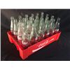 Image 2 : VINTAGE COCA-COLA 24 BOTTLE TRAY, WITH 24 ASSORTED VINTAGE 10 FL. OZ COCA-COLA BOTTLES