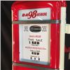 Image 8 : BA 98 GASOLINE AUTHENTIC VINTAGE GAS PUMP WITH AUTHENTIC HOSE, WORKING LIGHTS, AND WORKING GAUGES,