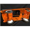 Image 8 : VINTAGE A&W KIDS PEDAL CAR, WITH LEATHER SEAT, WORKING STEERING AND PEDALS, 40'' LONG