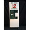 Image 1 : VINTAGE 7-UP REFRIGERATED BOTTLE VENDING MACHINE, MODEL S-47, SERIAL NUMBER 8119, BUILT BY SELVEND