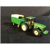 Image 2 : JOHN DEERE DIE CAST SCALE MODEL TRUCK, MODEL 8410, AND TRAILER MODEL 1003U, BY ERTL