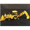 Image 2 : JOHN DEERE BACKHOE SCALE DIE CAST MODEL, APPROX. 2.5'' TALL