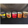 Image 2 : COLLECTION OF 5 VINTAGE CIGARETTE/TOBACCO CONTAINERS INC. CONTAINERS FROM OLD VIRGINIA, BRAHADI'S,