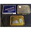 Image 2 : COLLECTION OF 3 VINTAGE CIGARETTE/TOBACCO CONTAINERS INC. CONTAINERS FROM J.G. DILL'S, GALLAHER'S,