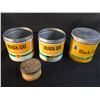 Image 2 : COLLECTION OF 4 VINTAGE BLACK CAT TOBACCO/CIGARETTE CONTAINERS
