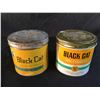 Image 2 : COLLECTION OF 2 VINTAGE BLACK CAT TOBACCO/CIGARETTE CONTAINERS