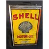 Image 2 : VINTAGE SHELL ONE IMPERIAL GALLON MOTOR OIL EASY POUR CONTAINER