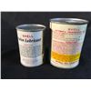 Image 2 : TWO VINTAGE SHELL LUBRICANT CONTAINERS INC. 4 FL. OZ. VALVE LUBRICANT CONTAINER, AND 8 FL. OZ.