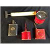 Image 2 : COLLECTION OF VINTAGE SHELL OIL CONTAINERS INC. SHELLTOX VINTAGE SPRAY GUN, AND THREE VINTAGE EASY