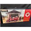 Image 2 : TWO VINTAGE TEXACO SCALE MODEL DIE CAST 1919 GMC TANKER TRUCK COIN BANKS, IN ORIGINAL PACKAGING