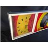 Image 2 : VINTAGE BRIDGESTONE LIGHT UP WALL CLOCK, 39.5'' WIDE
