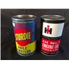 Image 2 : 2 VINTAGE OIL PRODUCTS INC. STURDIE MOTOR OIL AND 1H NO. 1 ENGINE OIL