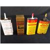 Image 2 : COLLECTION OF 4 VINTAGE GUN OIL CONTAINERS BY OUTERS