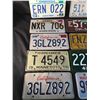 Image 2 : COLLECTION OF 15 VINTAGE AMERICAN LICENSE PLATES