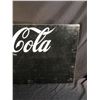 Image 2 : VINTAGE COCA-COLA ADVERTISING SIGN, 45.5'' WIDE