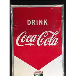 VINTAGE COCA-COLA ADVERTISING SIGN, MADE BY ROBERTSON IN JUNE 1957