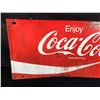 Image 2 : VINTAGE COCA-COLA ADVERTISING SIGN, 29.5'' WIDE