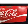 Image 3 : VINTAGE COCA-COLA ADVERTISING SIGN, 29.5'' WIDE