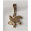Image 2 : CUBIC ZIRCONIA 10K YELLOW GOLD STAR SHAPED PENDENT (DECEMBER BIRTHSTONE), RETAIL $100