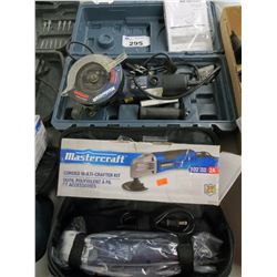 2 MASTERCRAFT CORDED MULTI-CRAFT TOOL KITS/MASTERCRAFT TWIN CUTTER