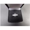 Image 1 : LADIES 14K WHITE GOLD 15 DIAMOND RING (3.0GMS GOLD, 0.28CT DIAMOND)