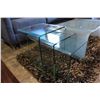 Image 2 : GLASS NESTING TABLE SET 3 PIECES