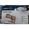 Image 2 : PAIR OF THERAPEDIC MEMORY FOAM STANDARD SIZED PILLOWS