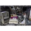 Image 2 : SHELF LOT INCLUDING BED SKIRT, COMFORT BRA, SOFA COVER, SHEET SET AND MORE