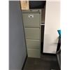 Image 1 : GREY 4 DRAWER FILE CABINET